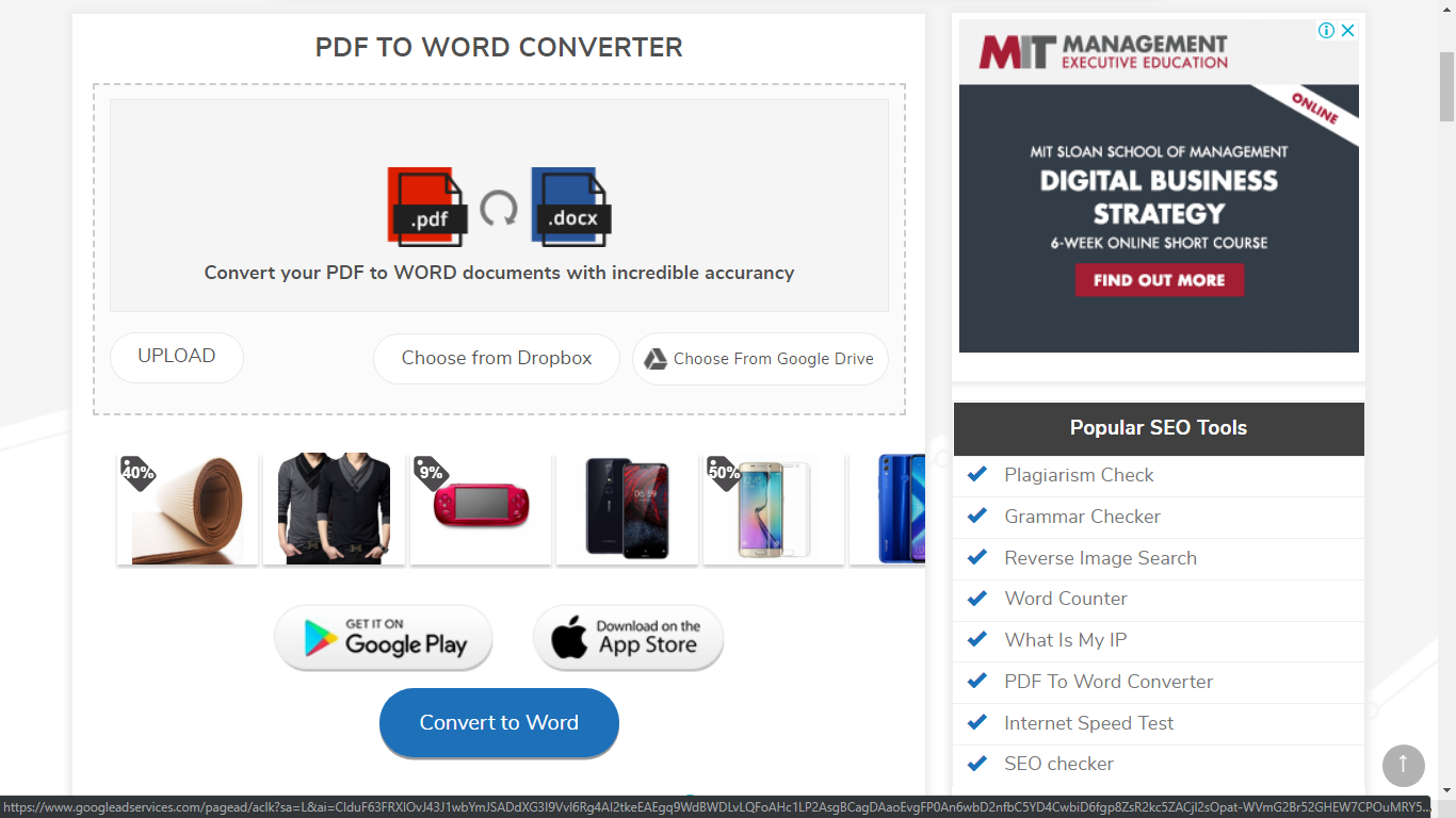 free pdf to word converter online without email